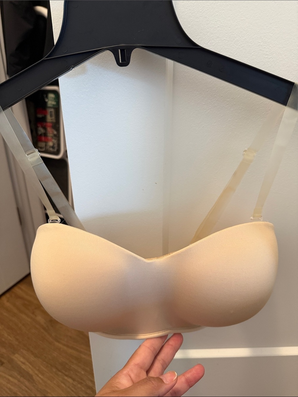 Amoena Smooth Nude Strapless Convertible Bra - underwire